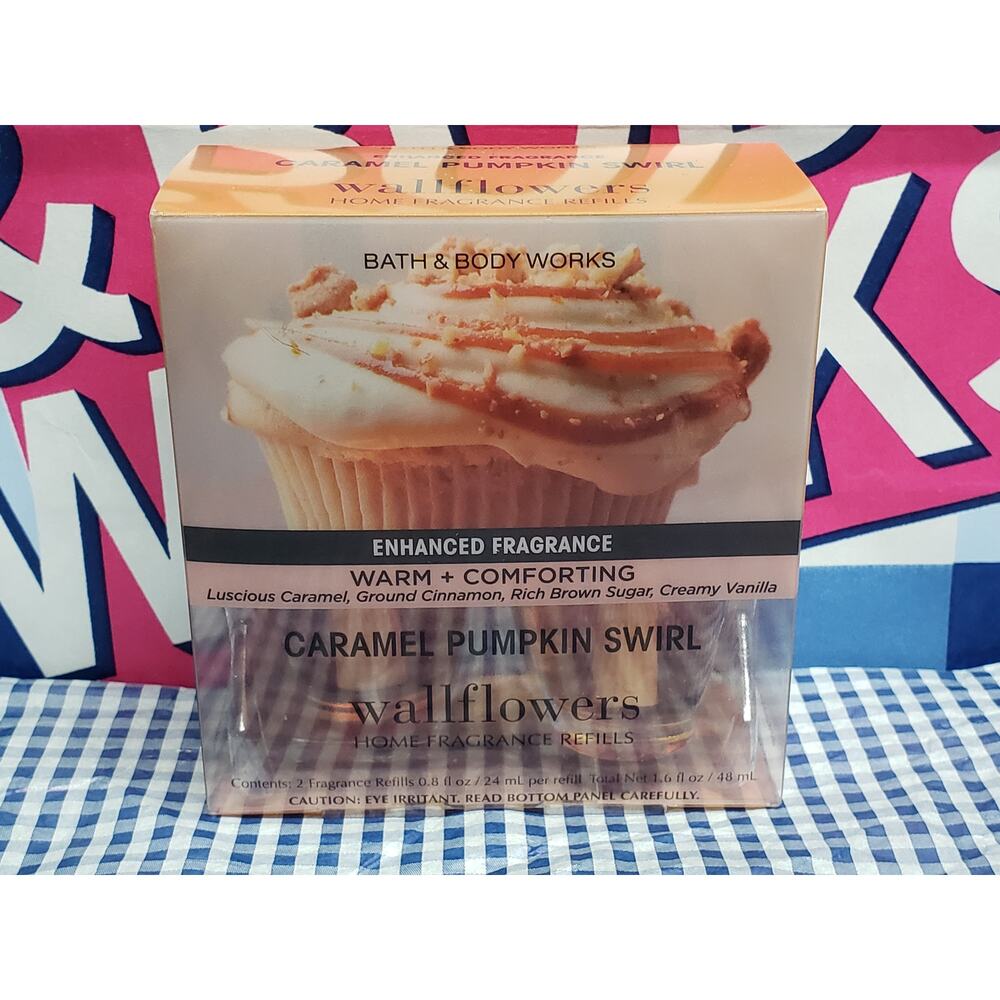 BBW Caramel Pumpkin Swirl ENHANCED FRAGRANCE WARM & COMFORTING Wallflower Refill
